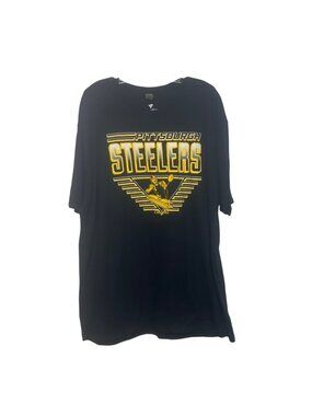 Fanatics Pittsburgh Steelers Tshirt 2XL Black Fanwear NFL Football